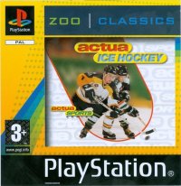 Actua Ice Hockey PAL Playstation PAL box art